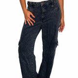 Calça Cargo Lavagem Suja