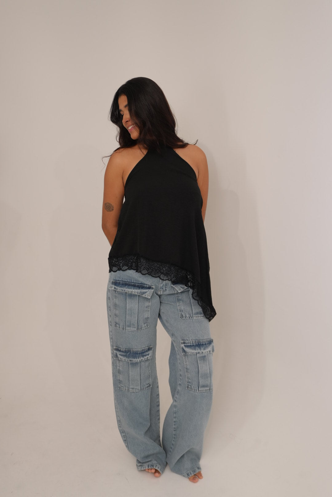 Calça Jeans Cargo Gigi