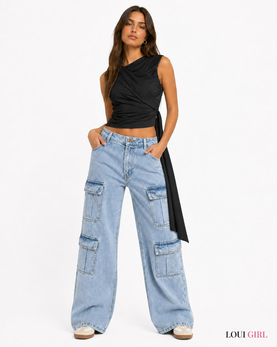 Calça Jeans Cargo Virginia