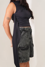Bermuda Jeans Cargo Bella