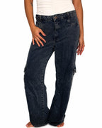 Calça Cargo Lavagem Suja