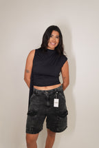 Bermuda Jeans Cargo Bella