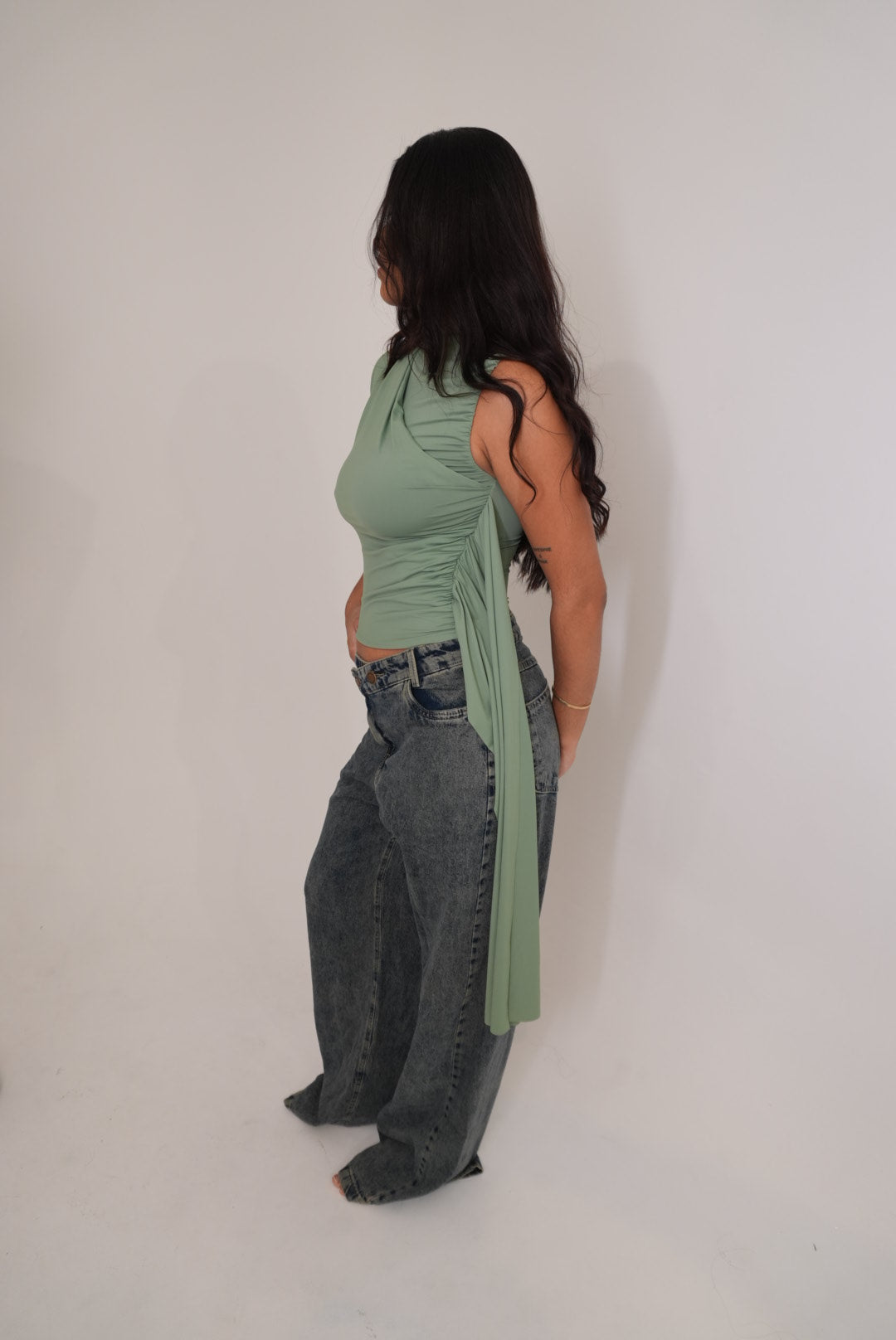 Calça Jeans Kylie Lavagem Sujinha