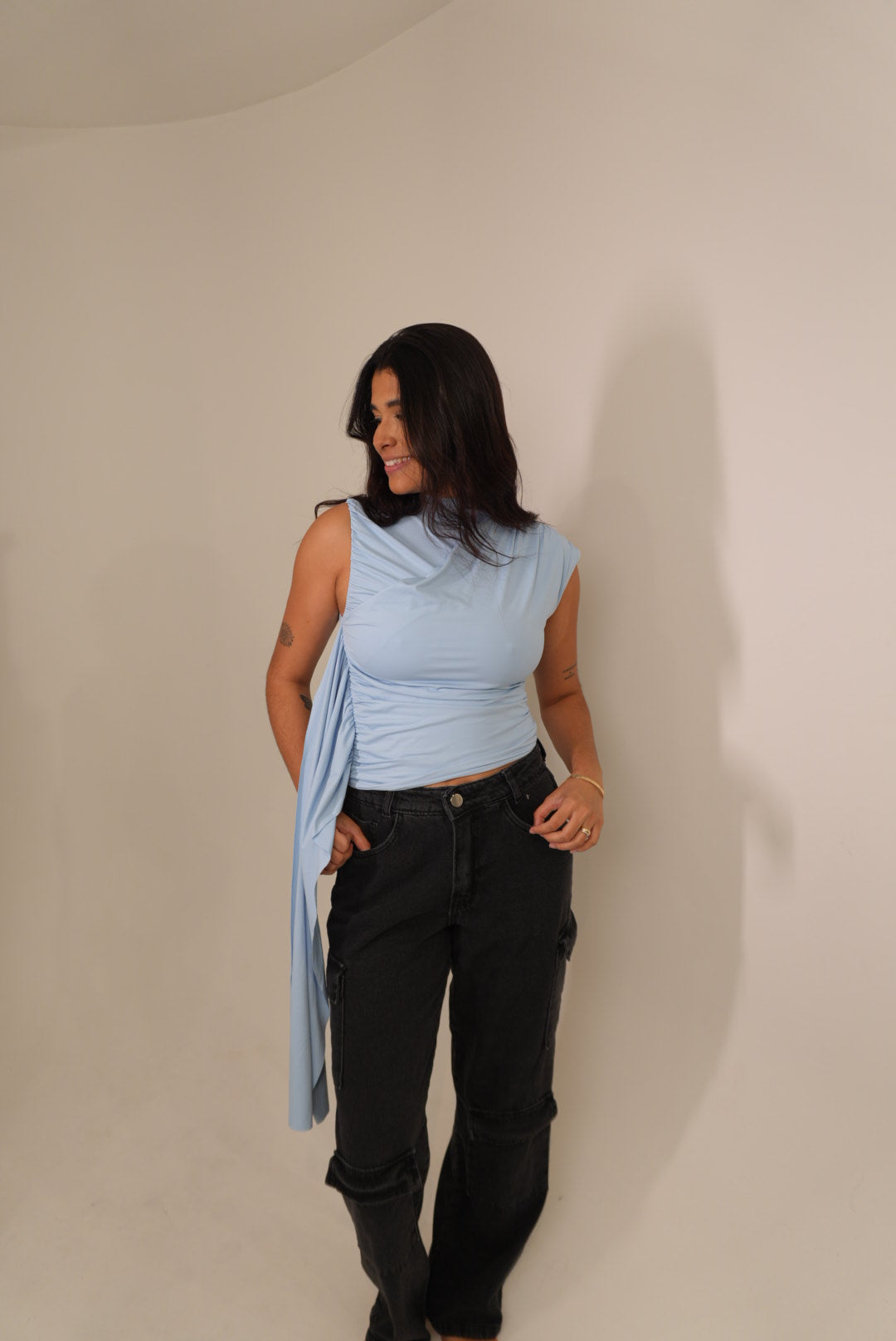 Calça Jeans Cargo Hailey