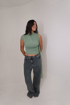 Calça Jeans Kylie Lavagem Sujinha
