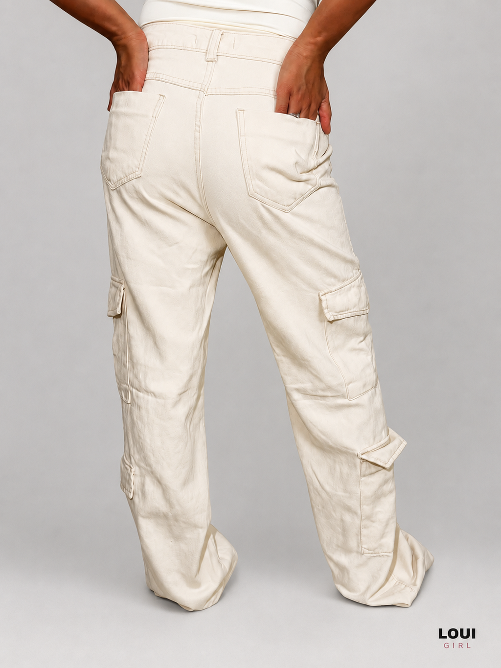 Calça Cargo Off White