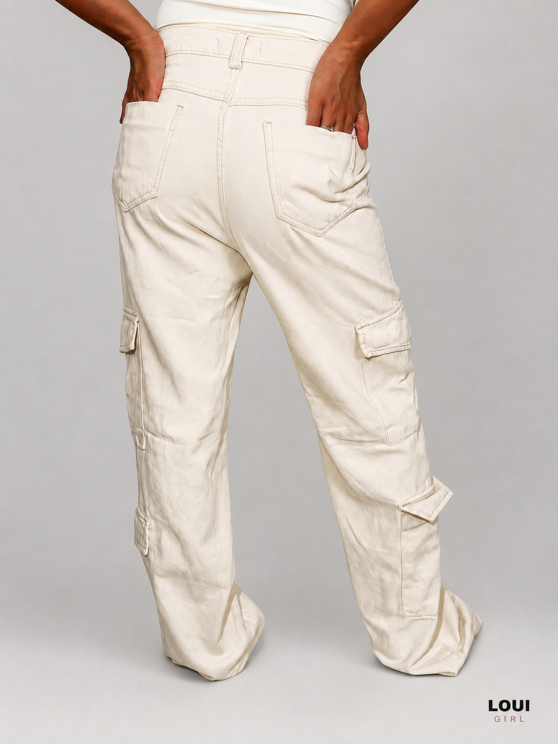 Calça Cargo Off White