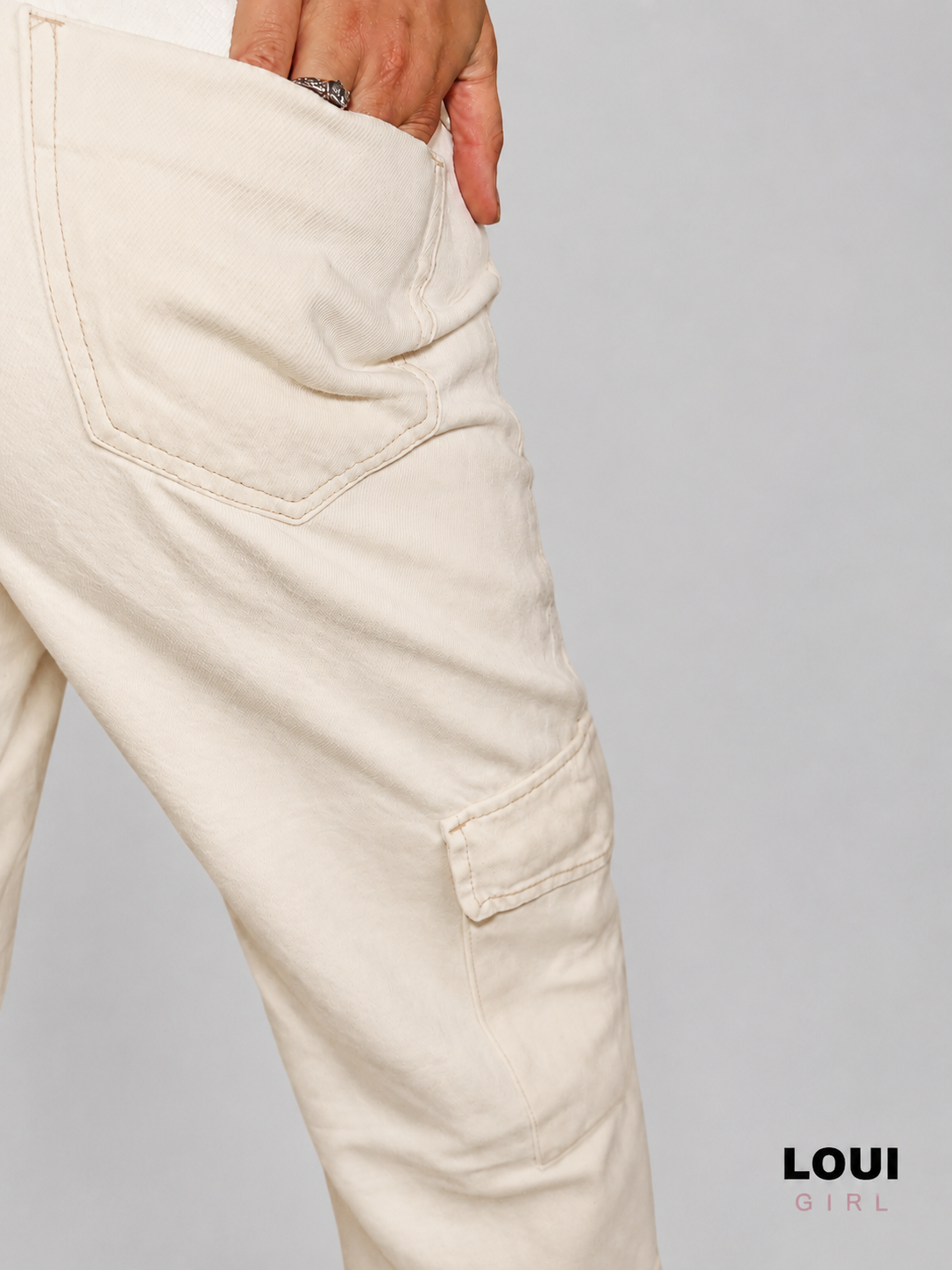 Calça Cargo Off White