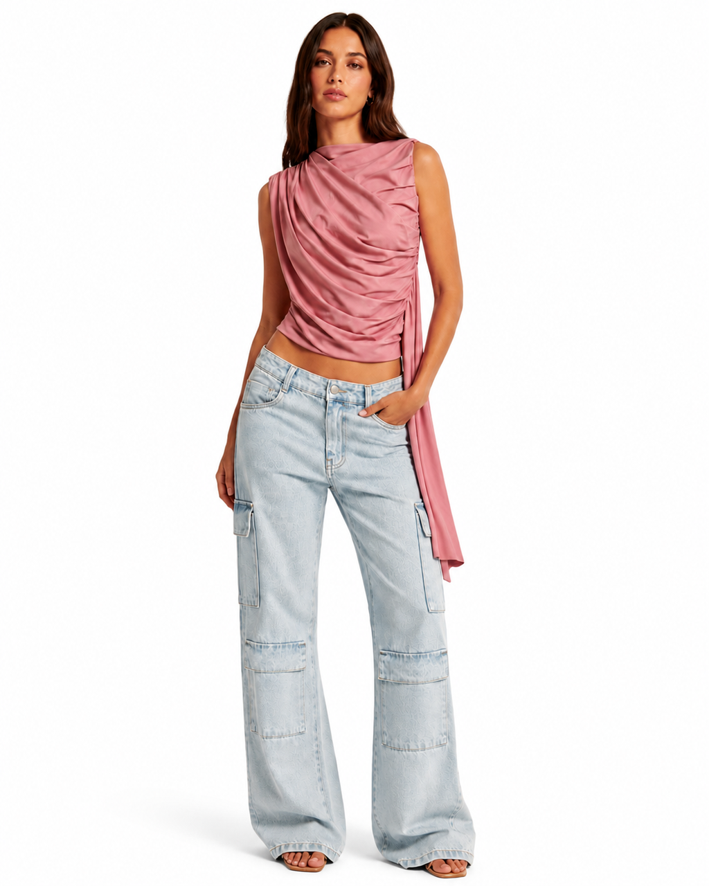 Calça Jeans Cargo Hailey