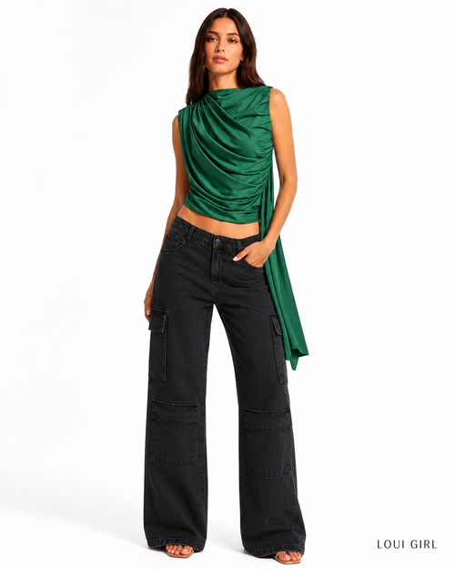 Calça Jeans Cargo Hailey