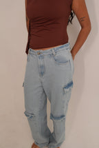 Calça Jeans Cargo Hailey